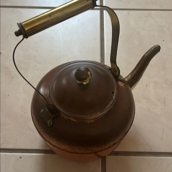 Others Follow Copper and Brass Tea Kettle - Picture 7 of 11